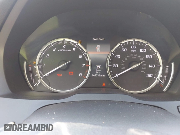 2014 Acura MDX with VIN 5FRYD4H23EB006953, listed as a IAAI auction lot 42037434 with 167,334 mi miles. Bid and sale history available at carsss.com. Image 7.