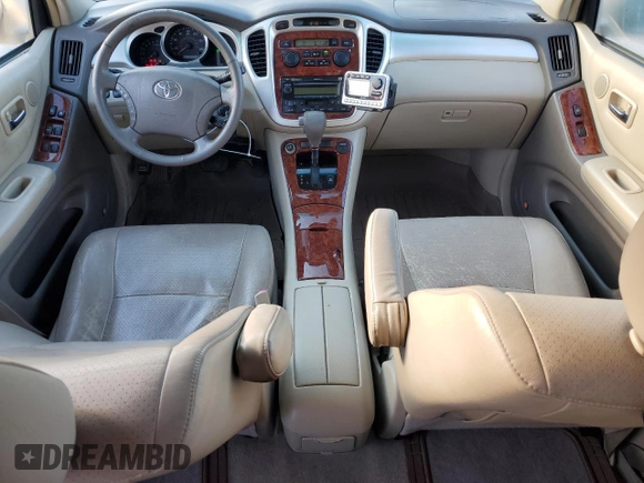 2005 Toyota Highlander z VIN JTEEP21AX50118855, wystawiony jako Copart lot #56894445 z przebiegiem 183 908 mil mil oraz Czysty tytuł • Clean title. Historia ofert i sprzedaży dostępna na DreamBid. Obrazek 8.