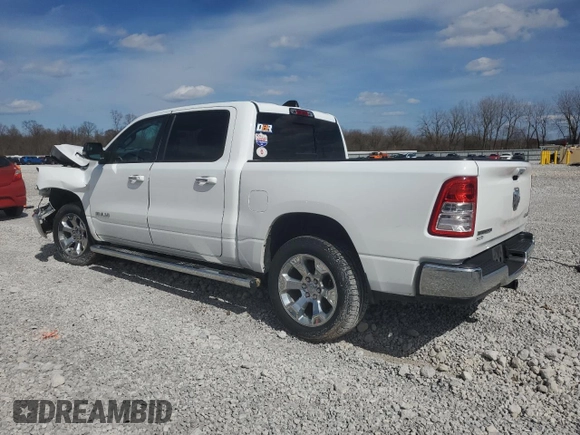 2019 Ram 1500 Big Horn/Lone Star with VIN 1C6RRFFG6KN818401, listed as a Copart auction lot 50503725 with 112,503 mi miles and Salvage Title. Bid and sale history available at carsss.com. Image 2.