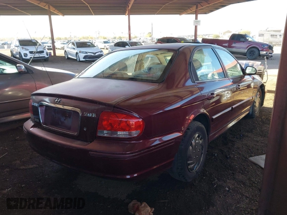 2004 Hyundai Sonata with VIN KMHWF25S44A944426, listed as a IAAI auction lot 41600969 with 1 mi miles. Bid and sale history available at carsss.com. Image 4.