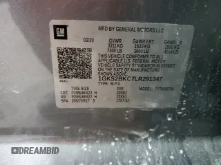 2020 GMC Yukon SLT with VIN 1GKS2BKC7LR291347, listed as a Copart auction lot 44808845 with 116,219 mi miles and Salvage Title. Bid and sale history available at carsss.com. Image 13.