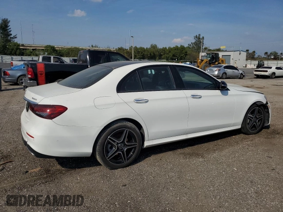 2021 Mercedes-Benz E-Class E 350 with VIN W1KZF8EB4MA908908, listed as a Copart auction lot 43335833 with Not Provided miles. Bid and sale history available at carsss.com. Image 3.