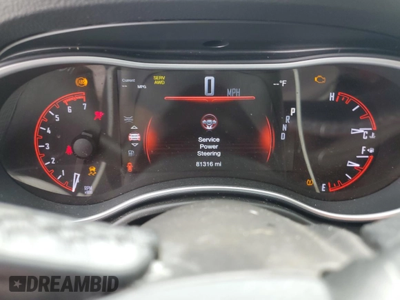 2020 Dodge Durango Pursuit with VIN 1C4SDJFT9LC309554, listed as a Copart auction lot 54742535 with 81,316 mi miles and Salvage title. Bid and sale history available at DreamBid. Image 9.