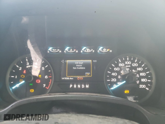 2019 Ford F-150 XL with VIN 1FTEW1EP9KKD61251, listed as a Copart auction lot 81344233 with 141,639 mi miles and Salvage title. Bid and sale history available at DreamBid. Image 9.