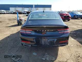 2021 Genesis G80 2.5T z VIN KMTGB4SC7MU046691, wystawiony jako Copart lot #52356225 z przebiegiem 24 503 mil mil oraz Czysty tytuł • Clean title. Historia ofert i sprzedaży dostępna na DreamBid. Obrazek 6.