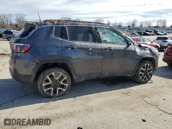 2018 Jeep Compass Limited with VIN 3C4NJDCB0JT350661, listed as a Copart auction lot 47981695 with 115,188 mi miles and Salvage Title. Bid and sale history available at DreamBid. Image 3.