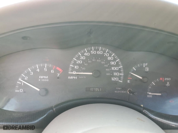 2001 Chevrolet Malibu with VIN 1G1ND52J816238067, listed as a Copart auction lot 68225564 with 107,705 mi miles and Salvage Title. Bid and sale history available at carsss.com. Image 9.