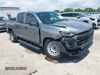 2025 Chevrolet Colorado 4WD Work Truck z VIN 1GCPTBEK6S1131541, wystawiony jako IAAI lot #42496564 z przebiegiem 3 041 mil mil oraz . Historia ofert i sprzedaży dostępna na DreamBid. Obrazek 1.