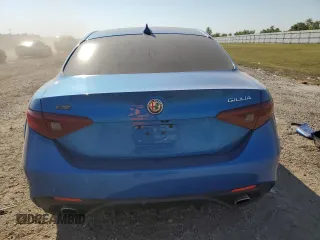 2019 Alfa Romeo Giulia Sport with VIN ZARFAMAN0K7611865, listed as a Copart auction lot 74841374 with 0 mi miles and Salvage Title. Bid and sale history available at carsss.com. Image 6.