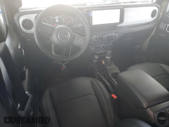 2025 Jeep Wrangler Sport S with VIN 1C4PJXDG7SW536309, listed as a Copart auction lot 53847575 with 1,476 mi miles and Salvage title. Bid and sale history available at DreamBid. Image 8.