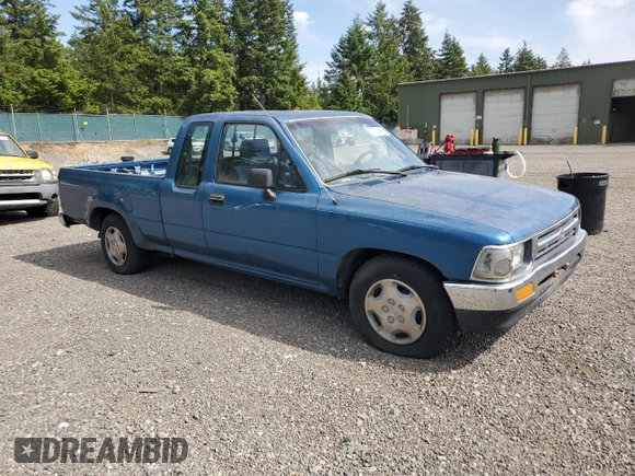 1993 Toyota Pickup z VIN 4TARN93P6PZ145647, wystawiony jako Copart lot #61055405 z przebiegiem 185 213 mil mil oraz Czysty tytuł • Clean title. Historia ofert i sprzedaży dostępna na DreamBid. Obrazek 4.