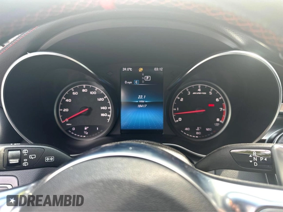 2020 Mercedes-Benz C with VIN W1KWH6EB3LG016XXX, listed as a Copart auction lot 53595625 with 25,797 mi miles and Clean Title. Bid and sale history available at DreamBid. Image 8.