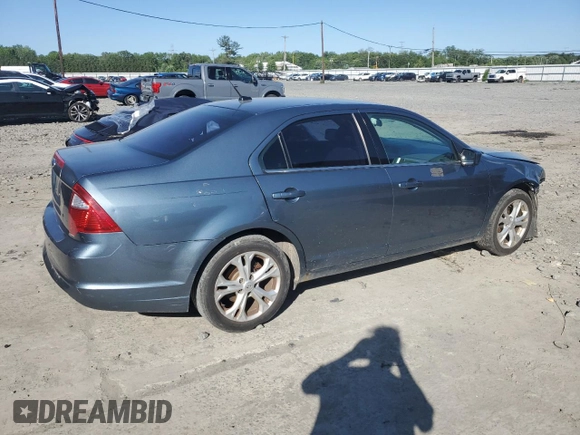 2012 Ford Fusion SE with VIN 3FAHP0HA6CR138972, listed as a Copart auction lot 57448985 with 237,398 mi miles and Salvage title. Bid and sale history available at DreamBid. Image 3.