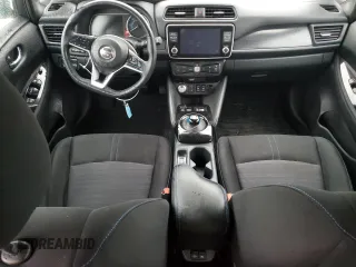 2022 Nissan LEAF SV Plus with VIN 1N4BZ1CVXNC556422, listed as a Copart auction lot 84870204 with 36,481 mi miles and Salvage Title. Bid and sale history available at DreamBid. Image 8.