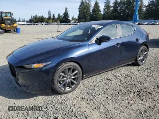 2019 Mazda Mazda3 Hatchback with VIN JM1BPBJM5K1124943, listed as a Copart auction lot 74570384 with 54,569 mi miles and Salvage Title. Bid and sale history available at carsss.com. Image 1.