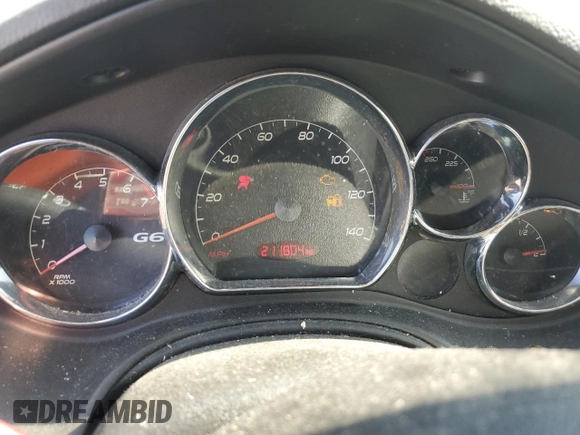 2008 Pontiac G6 z VIN 1G2ZG57N184281946, wystawiony jako Copart lot #54887675 z przebiegiem 211 804 mil mil oraz Tytuł czysty. Historia ofert i sprzedaży dostępna na DreamBid. Obrazek 9.