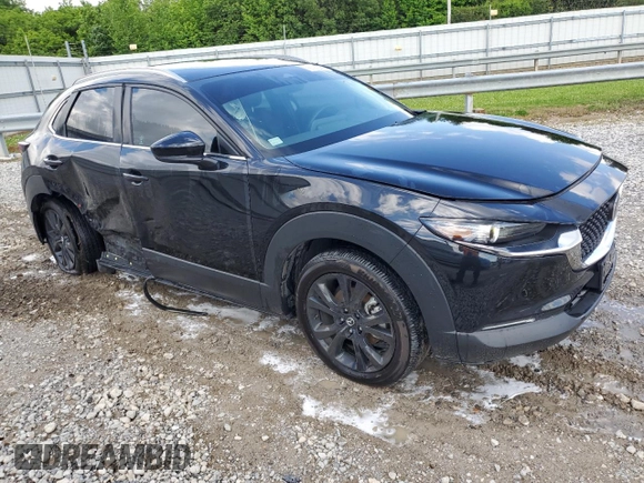 2024 Mazda CX-30 S Select Sport with VIN 3MVDMBBMXRM671783, listed as a Copart auction lot 55859495 with 17,328 mi miles and Clean title. Bid and sale history available at DreamBid. Image 4.