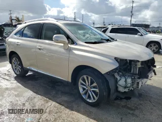 2013 Lexus RX 450h with VIN JTJBC1BA2D2062597, listed as a Copart auction lot 45168905 with 181,243 mi miles and Salvage title. Bid and sale history available at DreamBid. Image 4.