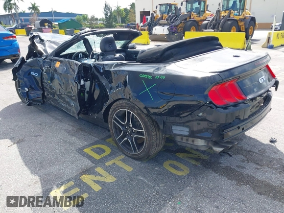 2020 Ford Mustang GT Premium z VIN 1FATP8FF4L5119301, wystawiony jako IAAI lot #40745931 z przebiegiem Nie podano mil oraz . Historia ofert i sprzedaży dostępna na DreamBid. Obrazek 3.