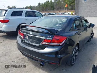 2015 Honda Civic Sedan Si with VIN 2HGFB6E5XFH701937, listed as a IAAI auction lot 42002072 with 106,950 mi miles. Bid and sale history available at carsss.com. Image 4.