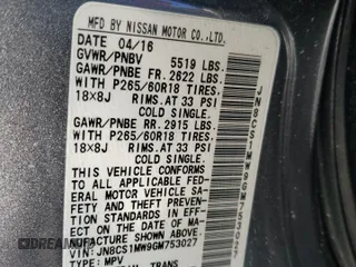 2016 Infiniti QX70 z VIN JN8CS1MW9GM753027, wystawiony jako Copart lot #42590825 z przebiegiem 108 819 mil mil oraz Szkoda całkowita • Salvage title. Historia ofert i sprzedaży dostępna na DreamBid. Obrazek 15.