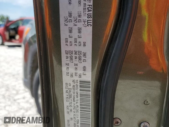 2018 Jeep Compass Latitude с VIN 3C4NJDBB8JT176145, выставлен на аукционе Copart как лот 58164155 с пробегом 114 797 миль миль и Списание • Salvage title. История ставок и продаж доступна на DreamBid. Изображение 13.