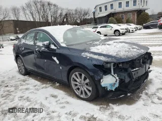 2021 Mazda 3 Select with VIN 3MZBPBBL1MM251715, listed as a Copart auction lot 46135775 with 37,917 mi miles and Salvage Title. Bid and sale history available at carsss.com. Image 4.