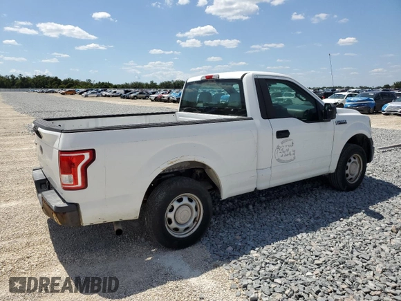 2016 Ford F-150 XL with VIN 1FTMF1C87GFB41842, listed as a Copart auction lot 54985305 with 167,936 mi miles and Clean Title. Bid and sale history available at DreamBid. Image 3.