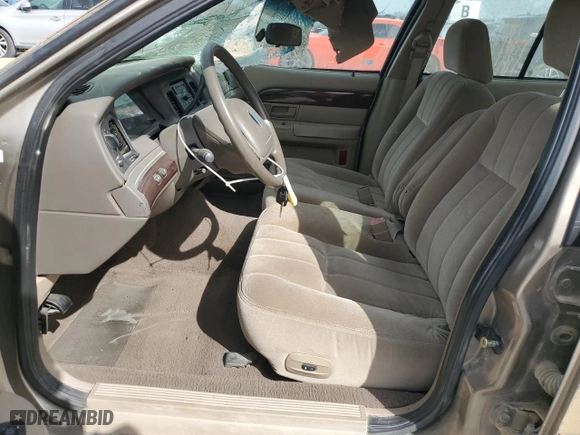 2004 Mercury Grand Marquis GS with VIN 2MEFM74W24X608341, listed as a Copart auction lot 50157785 with 113,162 mi miles and Salvage Title. Bid and sale history available at carsss.com. Image 7.