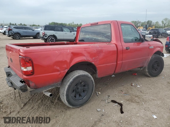 2008 Ford Ranger XL with VIN 1FTYR10DX8PA87264, listed as a Copart auction lot 50946565 with 210,546 mi miles and Salvage Title. Bid and sale history available at carsss.com. Image 3.