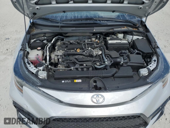 2022 Toyota Corolla SE with VIN 5YFS4MCE6NP110284, listed as a Copart auction lot 52669265 with 18,729 mi miles and Non Repairable. Bid and sale history available at carsss.com. Image 11.