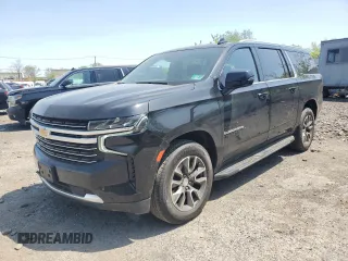 2023 Chevrolet Suburban LT z VIN 1GNSKCKD4PR532997, wystawiony jako Copart lot #55139195 z przebiegiem 88 491 mil mil oraz Szkoda całkowita • Salvage title. Historia ofert i sprzedaży dostępna na DreamBid. Obrazek 1.