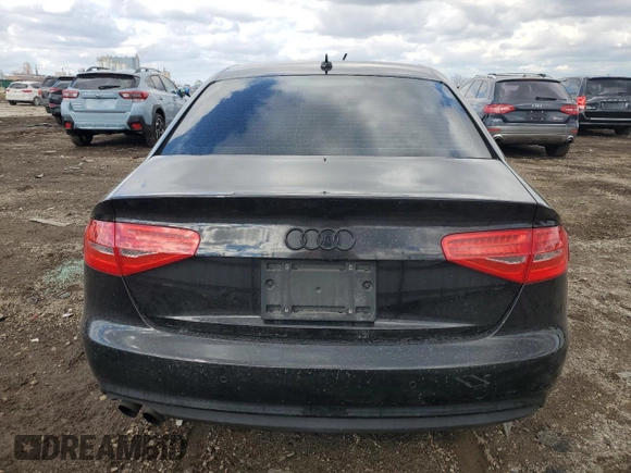 2013 Audi A4 Premium Plus with VIN WAUHFAFL0DA190131, listed as a Copart auction lot 47064615 with 96,970 mi miles and Salvage Title. Bid and sale history available at carsss.com. Image 6.