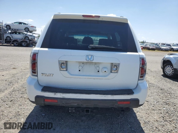 2008 Honda Pilot EX-L with VIN 5FNYF28758B010728, listed as a Copart auction lot 54992515 with 144,963 mi miles and Salvage Title. Bid and sale history available at DreamBid. Image 6.