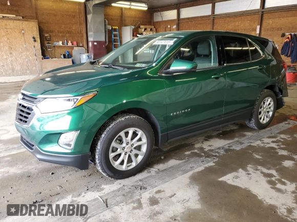 2019 Chevrolet Equinox LT z VIN 2GNAXUEV0K6104808, wystawiony jako Copart lot #56147415 z przebiegiem 65 133 mil mil oraz Szkoda całkowita • Salvage title. Historia ofert i sprzedaży dostępna na DreamBid. Obrazek 1.