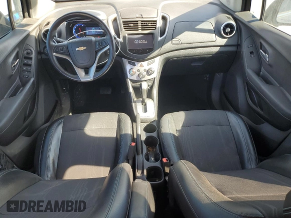 2016 Chevrolet Trax LT with VIN 3GNCJLSB1GL169829, listed as a Copart auction lot 43512655 with 122,188 mi miles and Salvage Title. Bid and sale history available at carsss.com. Image 8.