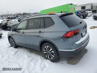 2024 Volkswagen Tiguan S with VIN 3VVFB7AXXRM157734, listed as a Copart auction lot 44740085 with 0 mi miles and Salvage Title. Bid and sale history available at carsss.com. Image 2.