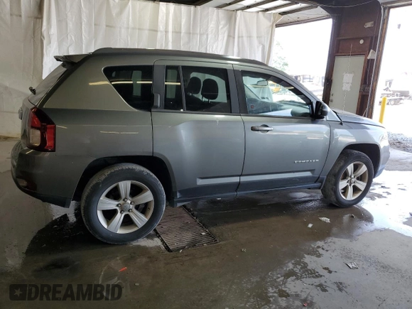 2014 Jeep Compass Sport with VIN 1C4NJDBB6ED592223, listed as a Copart auction lot 63343984 with 124,942 mi miles and Clean Title. Bid and sale history available at carsss.com. Image 3.