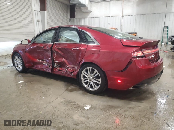 2014 Lincoln MKZ with VIN 3LN6L2J96ER807359, listed as a Copart auction lot 46346565 with 70,486 mi miles and Non Repairable. Bid and sale history available at carsss.com. Image 2.