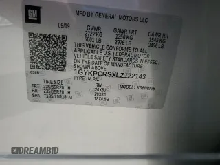 2020 Cadillac XT6 FWD Premium Luxury with VIN 1GYKPCRSXLZ122143, listed as a Copart auction lot 70799484 with 87,962 mi miles and Salvage Title. Bid and sale history available at carsss.com. Image 13.