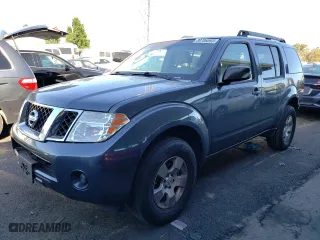 2008 Nissan Pathfinder S with VIN 5N1AR18U08C656826, listed as a Copart auction lot 59706093 with 225,454 mi miles and Salvage Title. Bid and sale history available at carsss.com. Image 1.