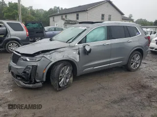2024 Cadillac XT6 AWD Premium Luxury with VIN 1GYKPDRS4RZ702762, listed as a Copart auction lot 61180075 with Not provided miles and Salvage title. Bid and sale history available at DreamBid. Image 1.
