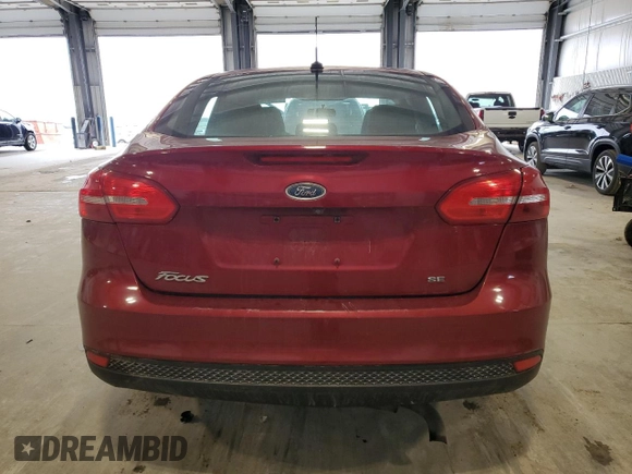 2017 Ford Focus SE with VIN 1FADP3F26HL219505, listed as a Copart auction lot 51641645 with 70,543 mi miles and Salvage Title. Bid and sale history available at carsss.com. Image 6.