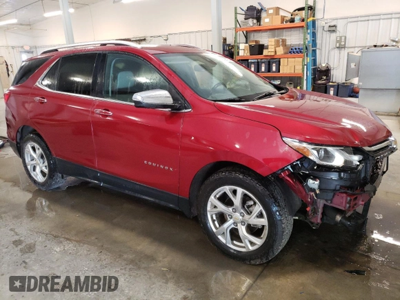 2019 Chevrolet Equinox Premier with VIN 2GNAXXEV6K6218359, listed as a Copart auction lot 73093784 with 122,529 mi miles and Salvage Title. Bid and sale history available at DreamBid. Image 4.