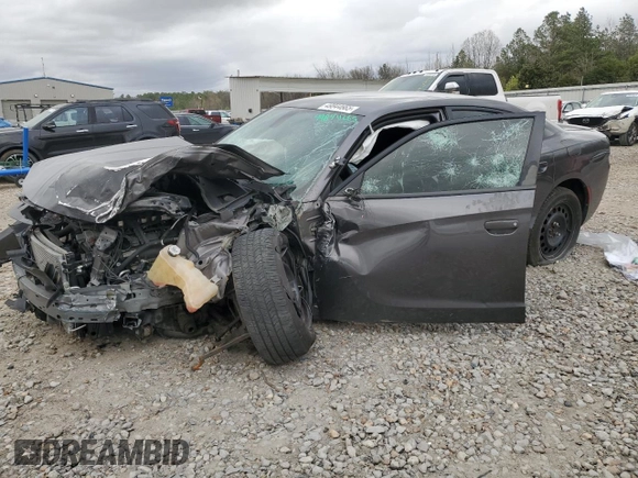 2018 Dodge Charger Police with VIN 2C3CDXKT0JH304027, listed as a Copart auction lot 49844665 with 85,074 mi miles and Salvage Title. Bid and sale history available at carsss.com. Image 1.