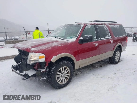 2014 Ford Expedition EL XLT with VIN 1FMJK1J5XEEF52397, listed as a IAAI auction lot 41314697 with 156,522 mi miles. Bid and sale history available at carsss.com. Image 17.