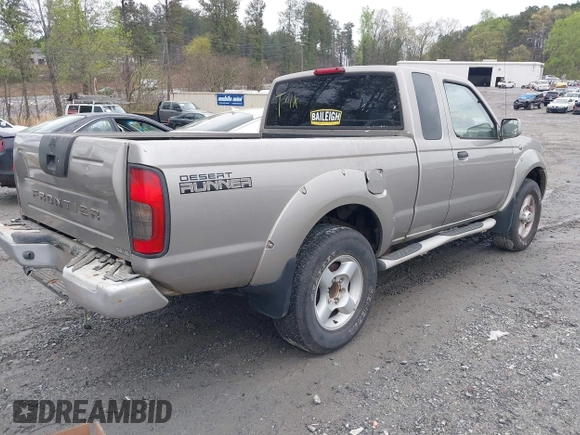 2001 Nissan Frontier SE Desert Runner with VIN 1N6ED26T91C346200, listed as a IAAI auction lot 41914616 with 236,612 mi miles and . Bid and sale history available at DreamBid. Image 4.