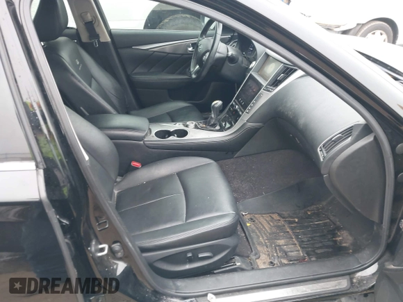 2014 Infiniti Q50 with VIN JN1BV7AP7EM691187, listed as a IAAI auction lot 41535773 with 82,148 mi miles and . Bid and sale history available at DreamBid. Image 5.