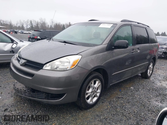 2005 Toyota Sienna LE with VIN 5TDBA23C55S048993, listed as a IAAI auction lot 41637805 with 157,959 mi miles. Bid and sale history available at carsss.com. Image 2.