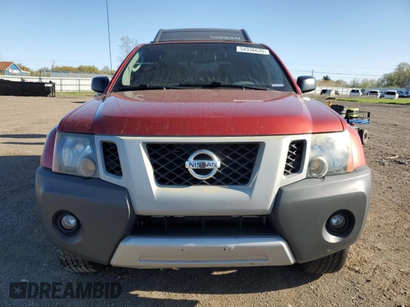 2012 Nissan Xterra X with VIN 5N1AN0NW7CC513862, listed as a Copart auction lot 54336635 with 104,682 mi miles and Salvage Title. Bid and sale history available at carsss.com. Image 5.
